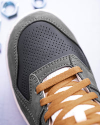 Close-up of the Eindhoven 6-inch Steel Toe Work Boot steel toe area