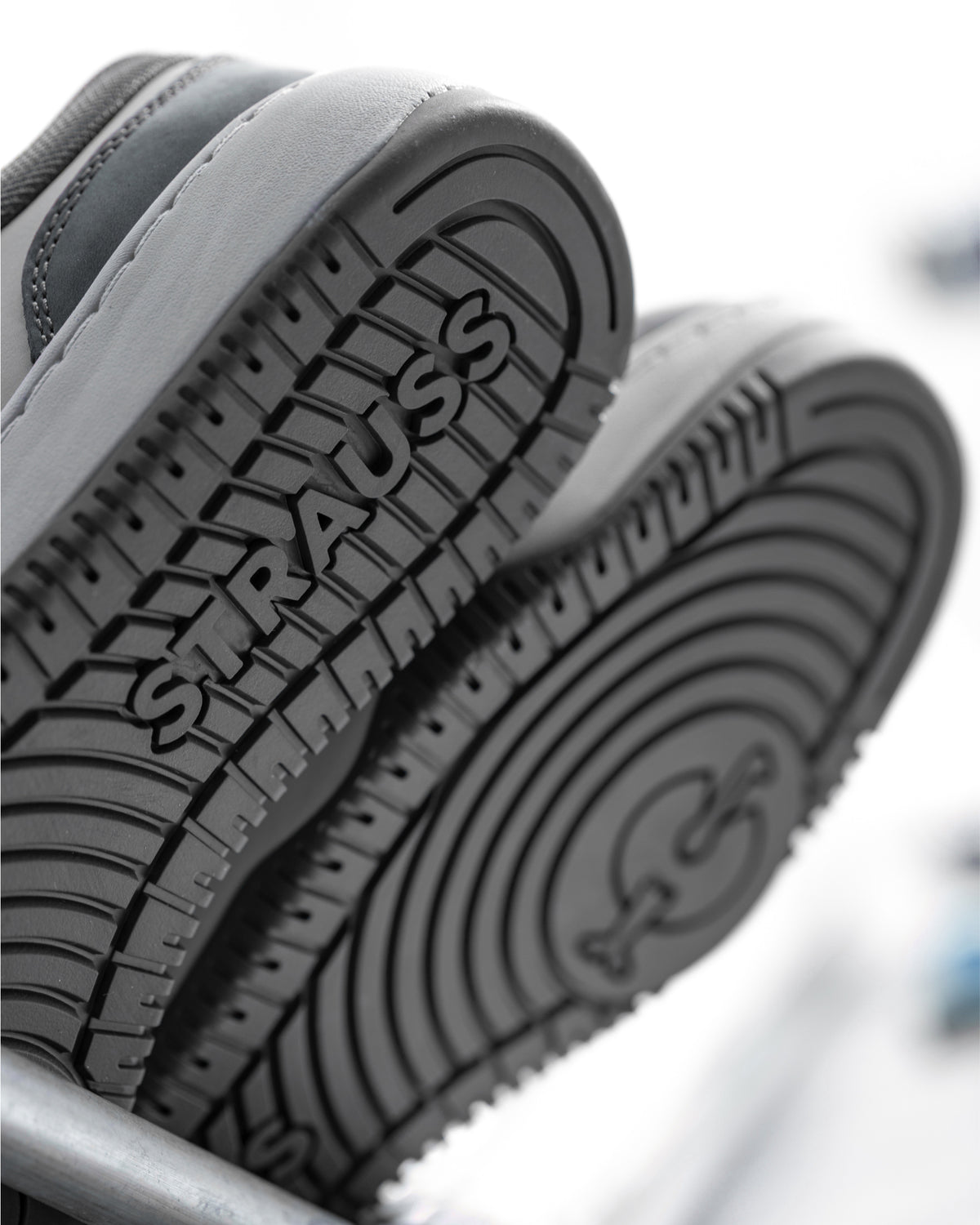Close-up of the Eindhoven Steel Toe Work Shoe outsole tread and traction pattern