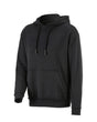 STRAUSS loose fit hoodie in black, front view