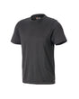 STRAUSS Seamless Tee e.s.trail pure in black melange on a plain product background