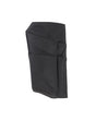 Black STRAUSS e.s.tool concept right-hand ruler and knife pocket with modular pockets and belt attachment points.