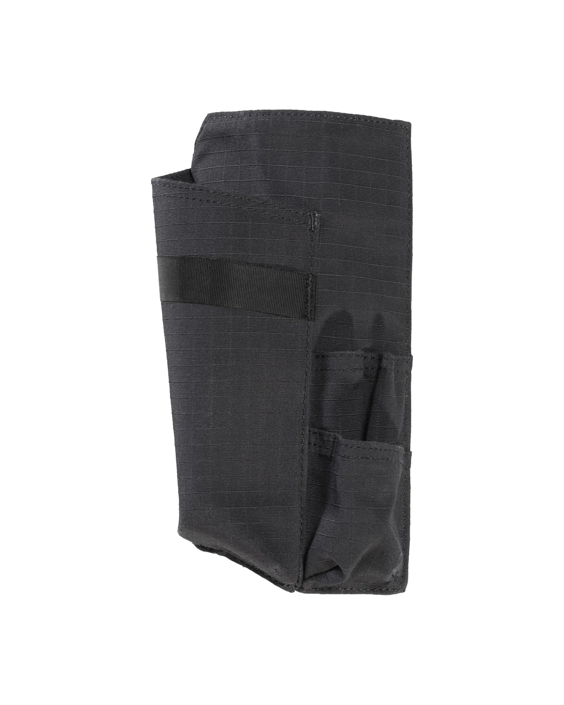 Black STRAUSS e.s.tool concept right-hand small tool pocket with modular pockets and belt attachment points.