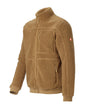 STRAUSS e.s.e:pic sherpa fleece jacket in almond brown