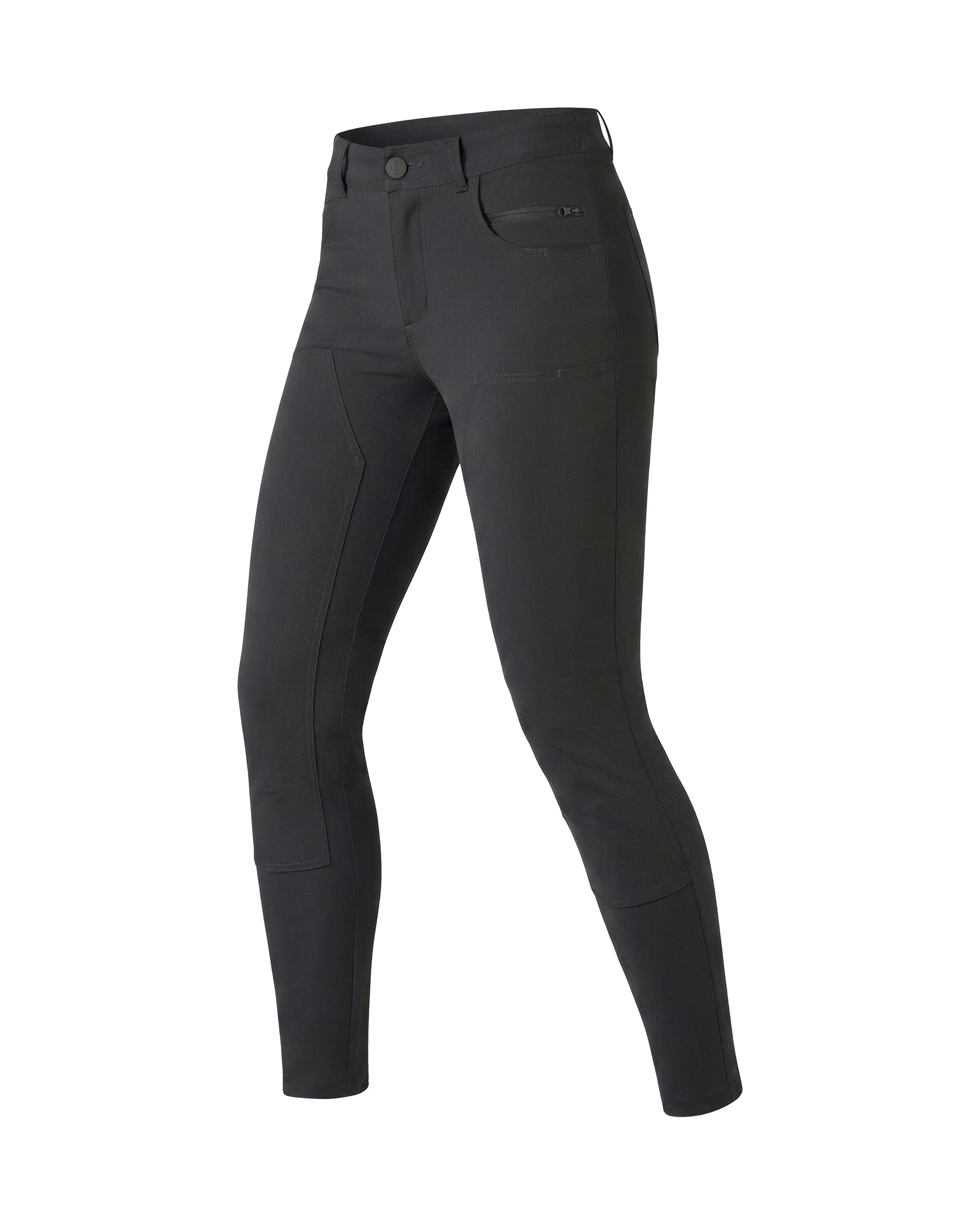 STRAUSS Women's Leggings e.s.e:pic in black, front view