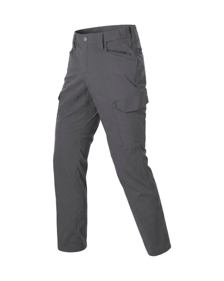 STRAUSS Stretch Ripstop Cargo Work Pants e.s.taktik in carbon gray, front view