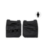 Black STRAUSS women's e.s.concrete light tool bags with modular pockets and belt attachment points.