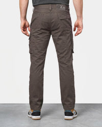 Cargo Work Pants e.s.motion ten in chestnut worn by a model, rear view