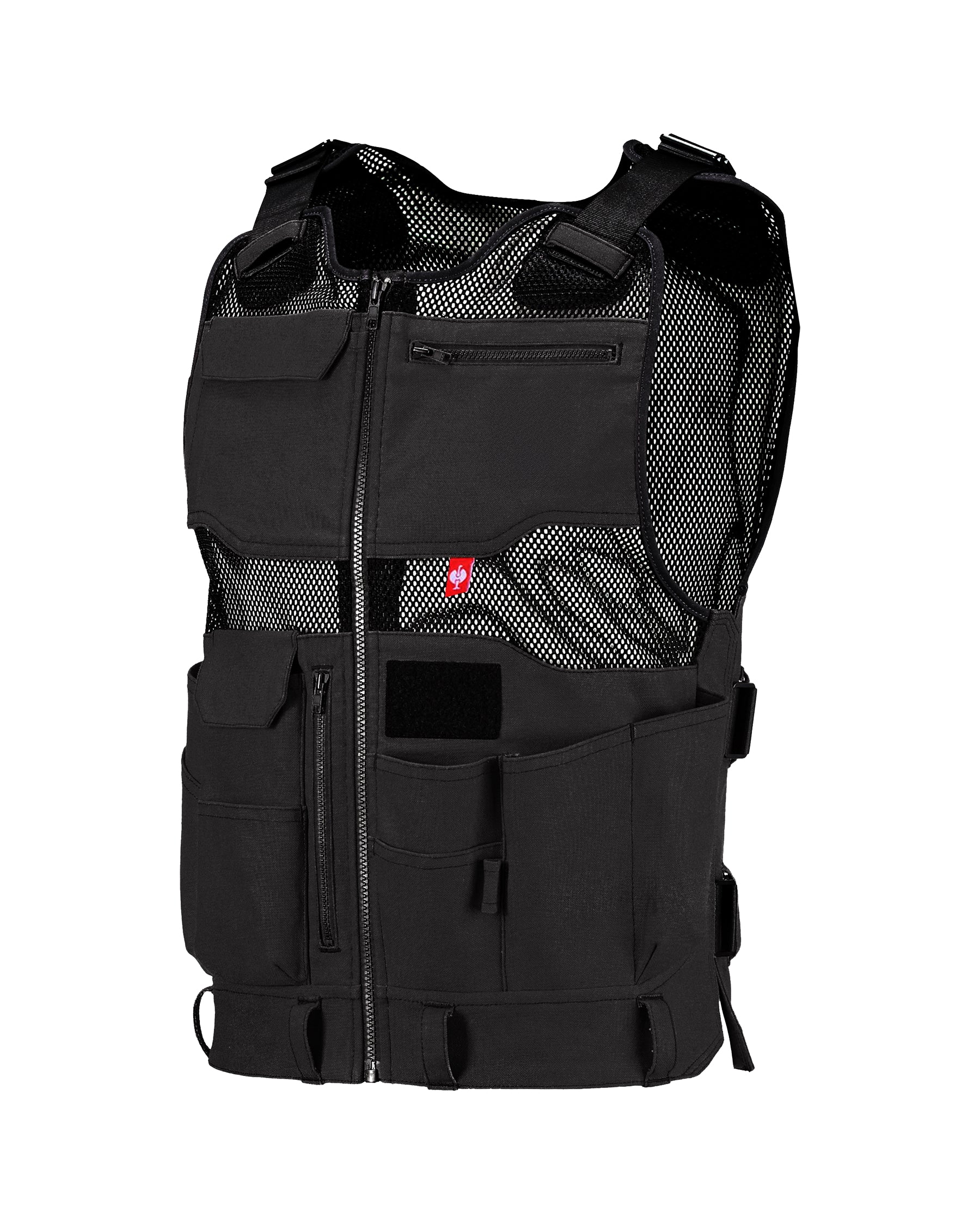 STRAUSS e.s.iconic tool vest in black, front view