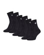 Black STRAUSS classic all-round high-cut socks, 3-pack designed for high-cut work shoes and boots.