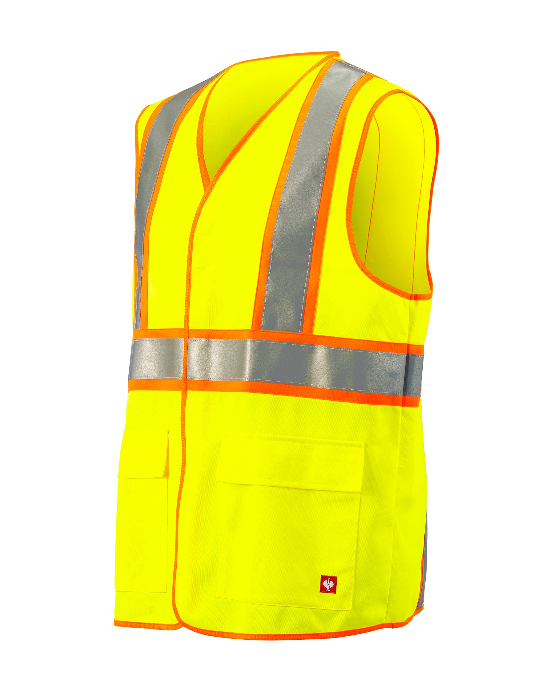 STRAUSS high visibility vest in neon yellow