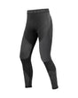 STRAUSS Women's Warm Seamless Thermal Pants e.s.trail pure in black/basalt gray, front view