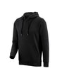 STRAUSS cotton-poly hoodie in black, front view