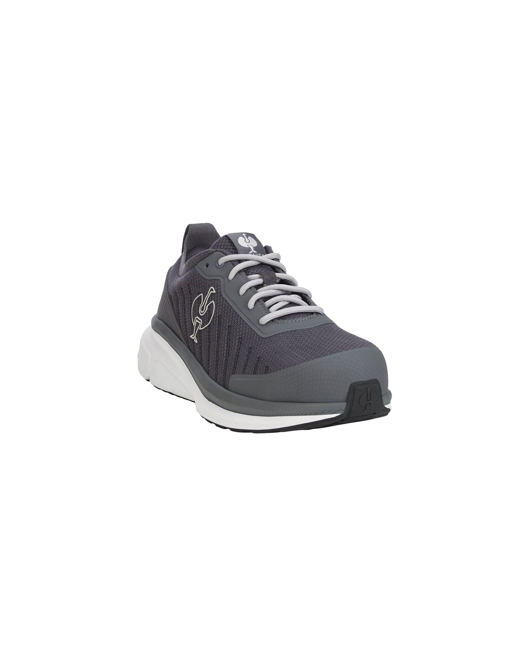 White athletic shoe on a white background