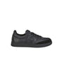 STRAUSS Brooklyn Steel Toe Work Shoe in Black, side profile view