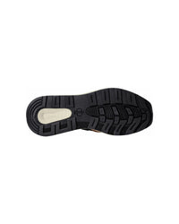 Outsole tread view of the STRAUSS Canberra Steel Toe Work Shoe in Desert brown