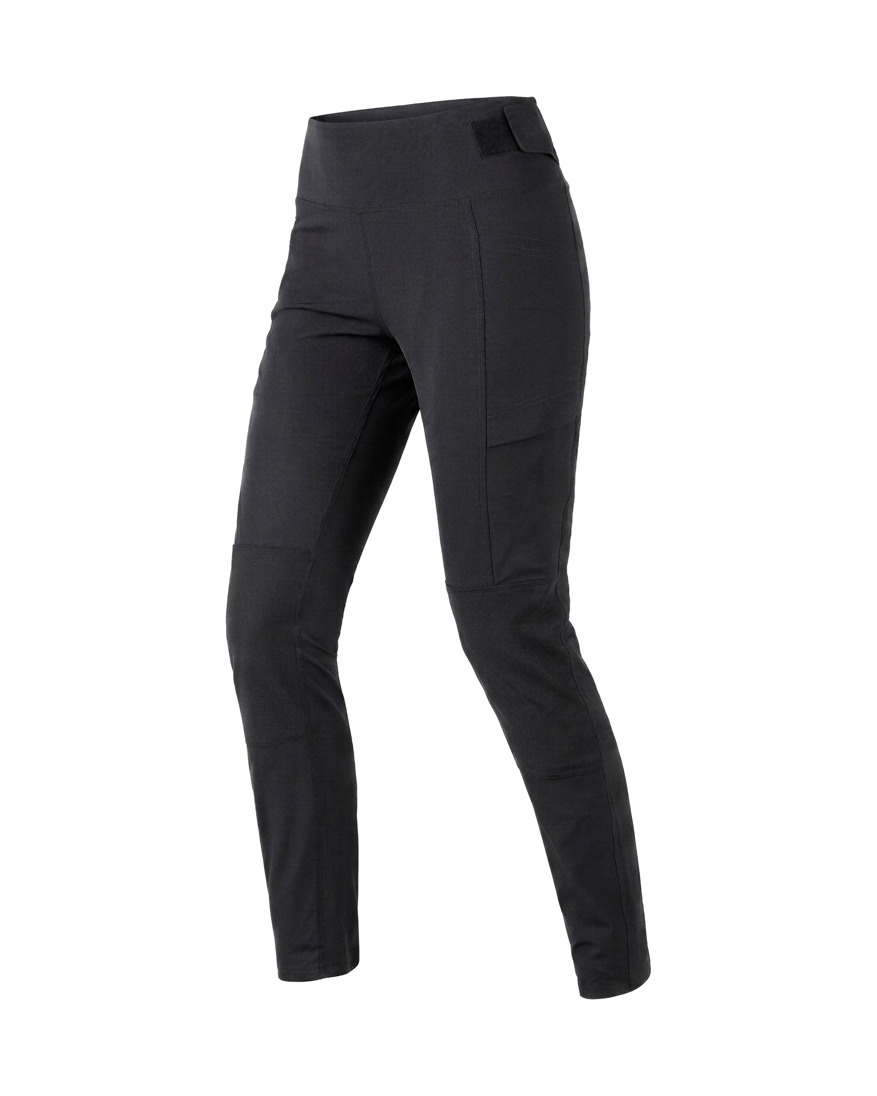 STRAUSS Women's Functional Leggings e.s.trail pure in black, front view