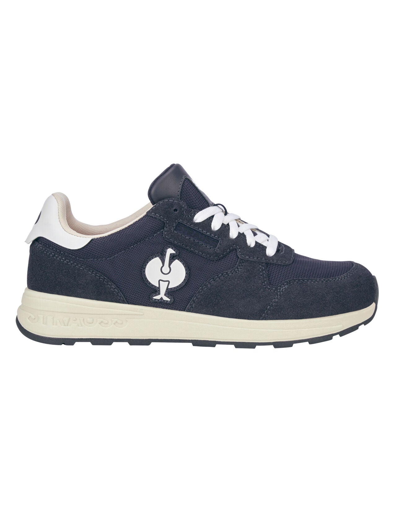 Canberra Low Safety Toe Work Shoe, neroblue