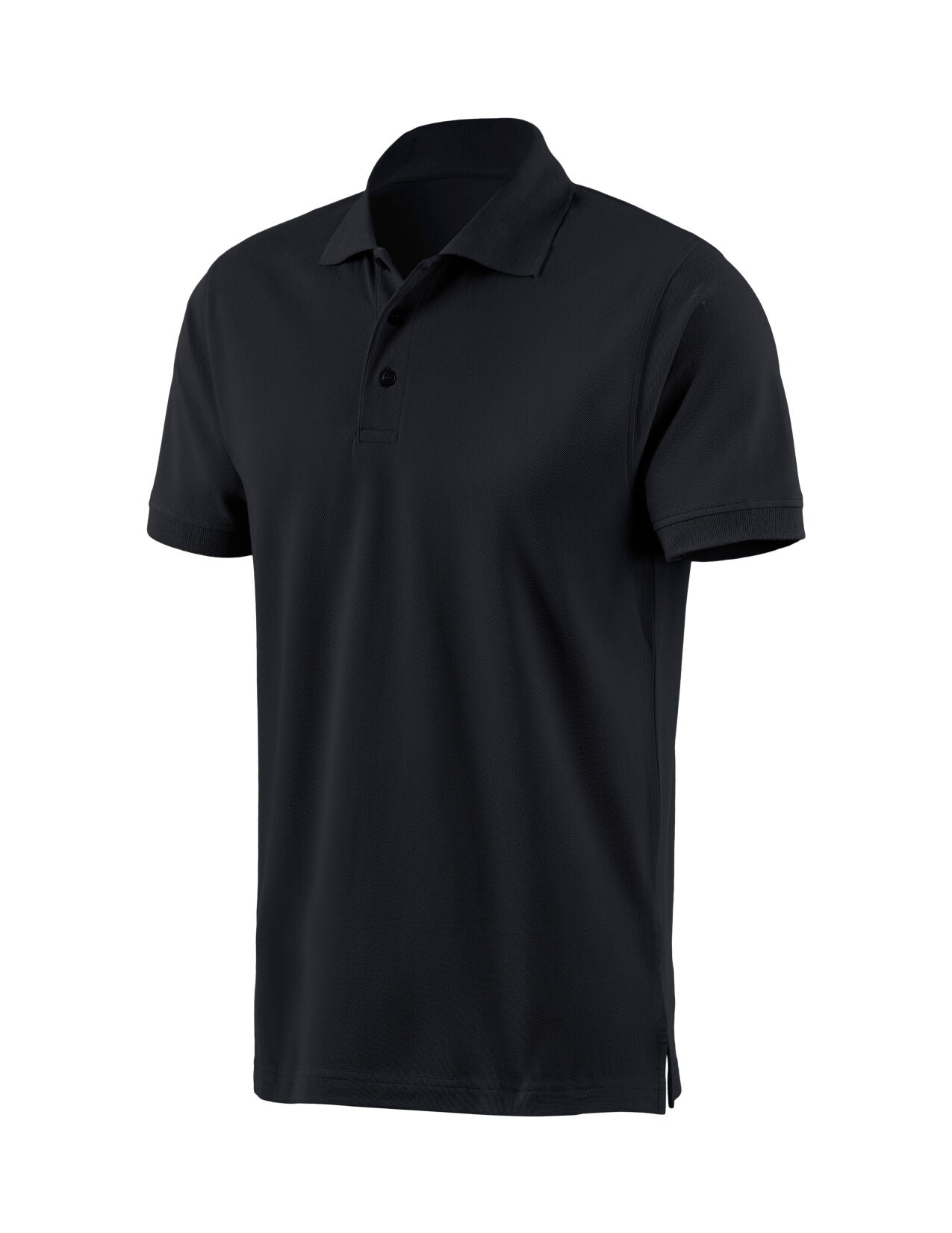 Cotton Polo Shirt in black