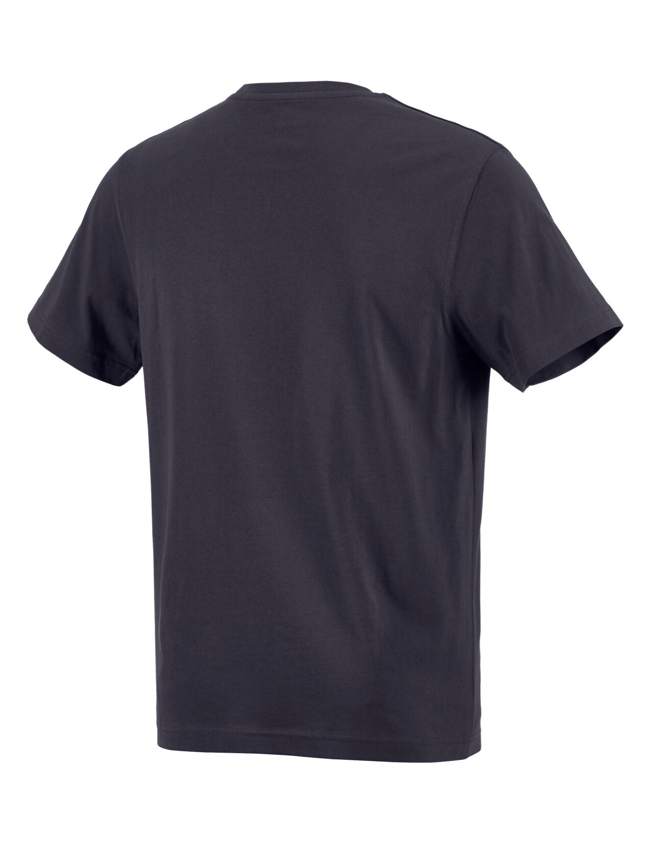 Cotton T-Shirt in neroblue