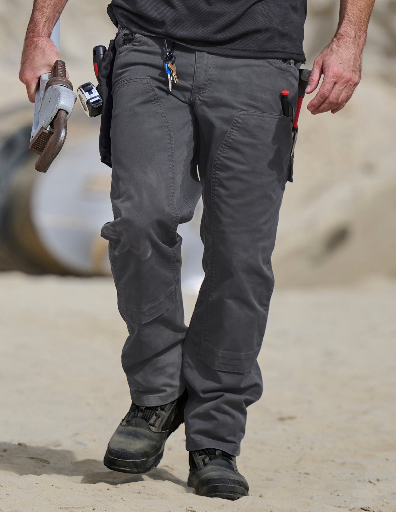 Double Front Twill Cargo Work Pants e.s.e:pic