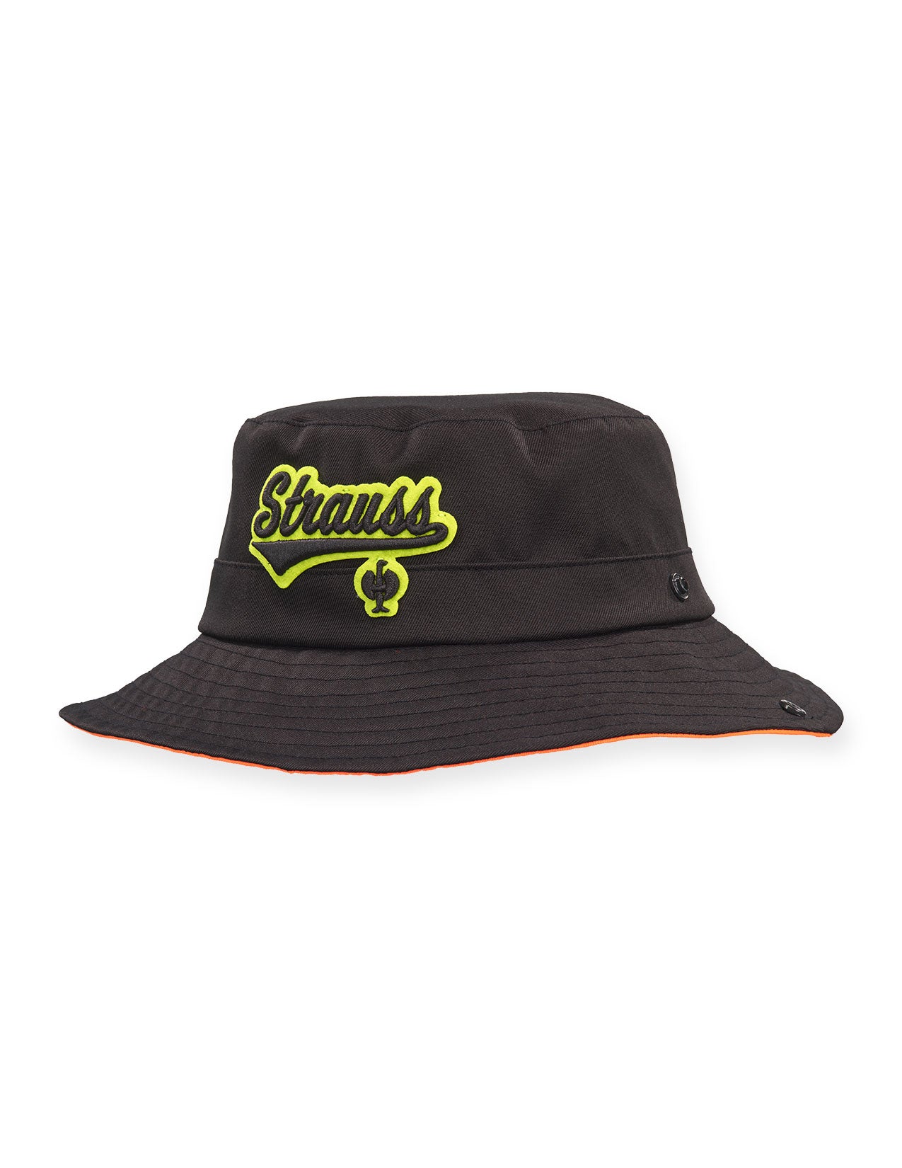 Kids Adjustable Panama Hat in black