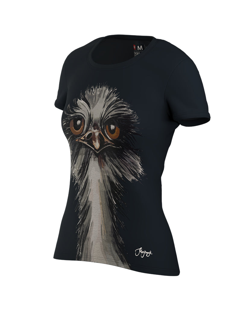 e.s. T-Shirt cotton stretch signature, women
