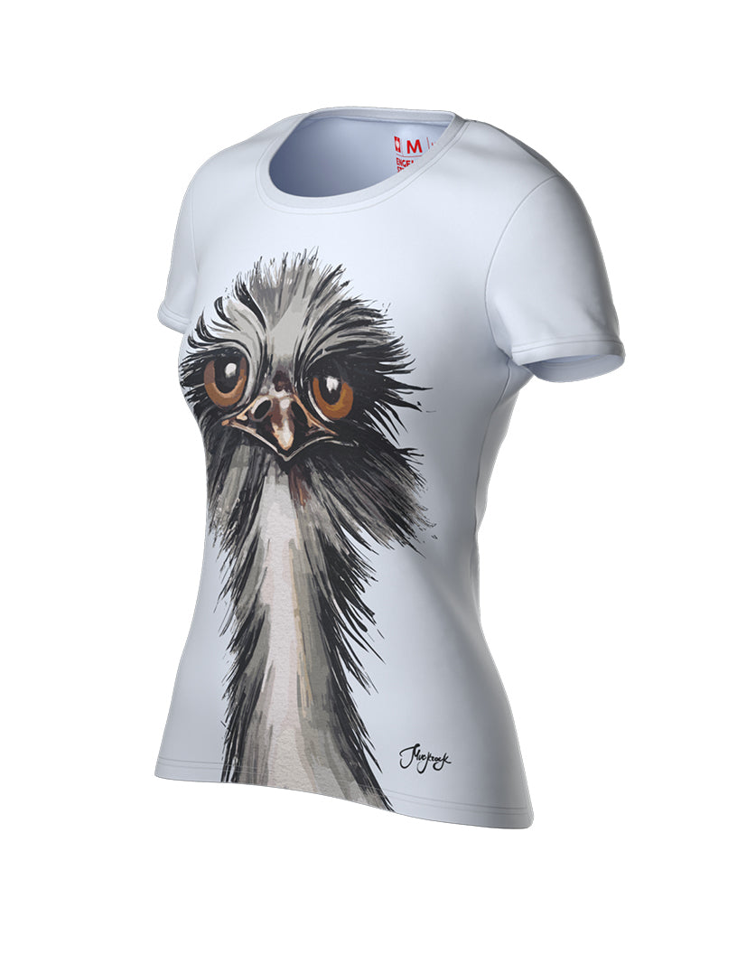e.s. T-Shirt cotton stretch signature, women