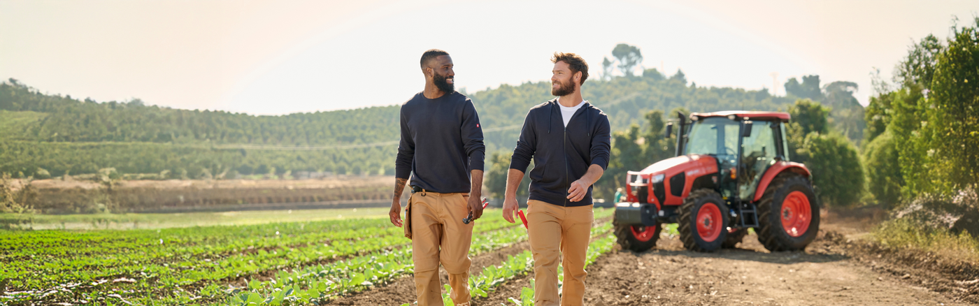 two men on a field