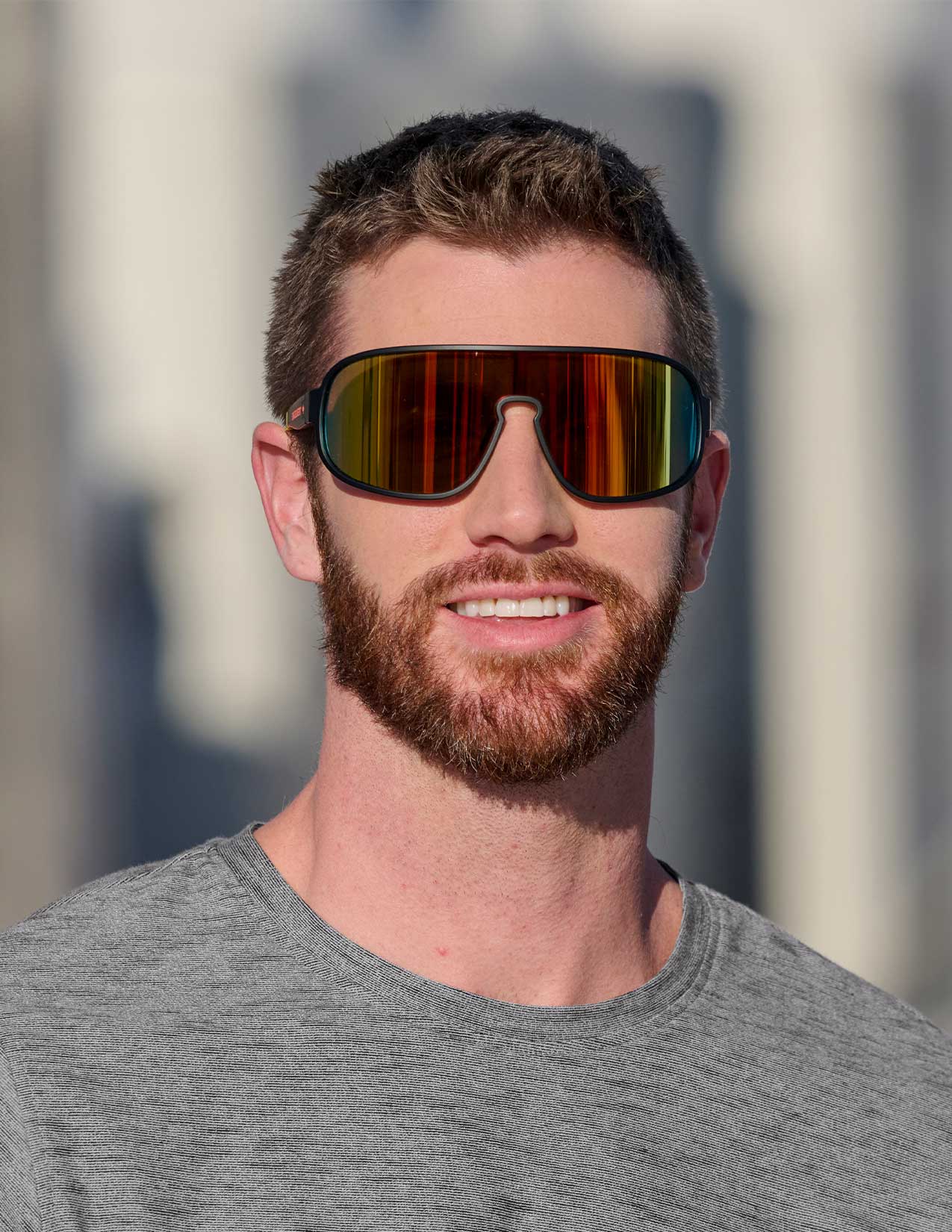 Man wearing sunglasses