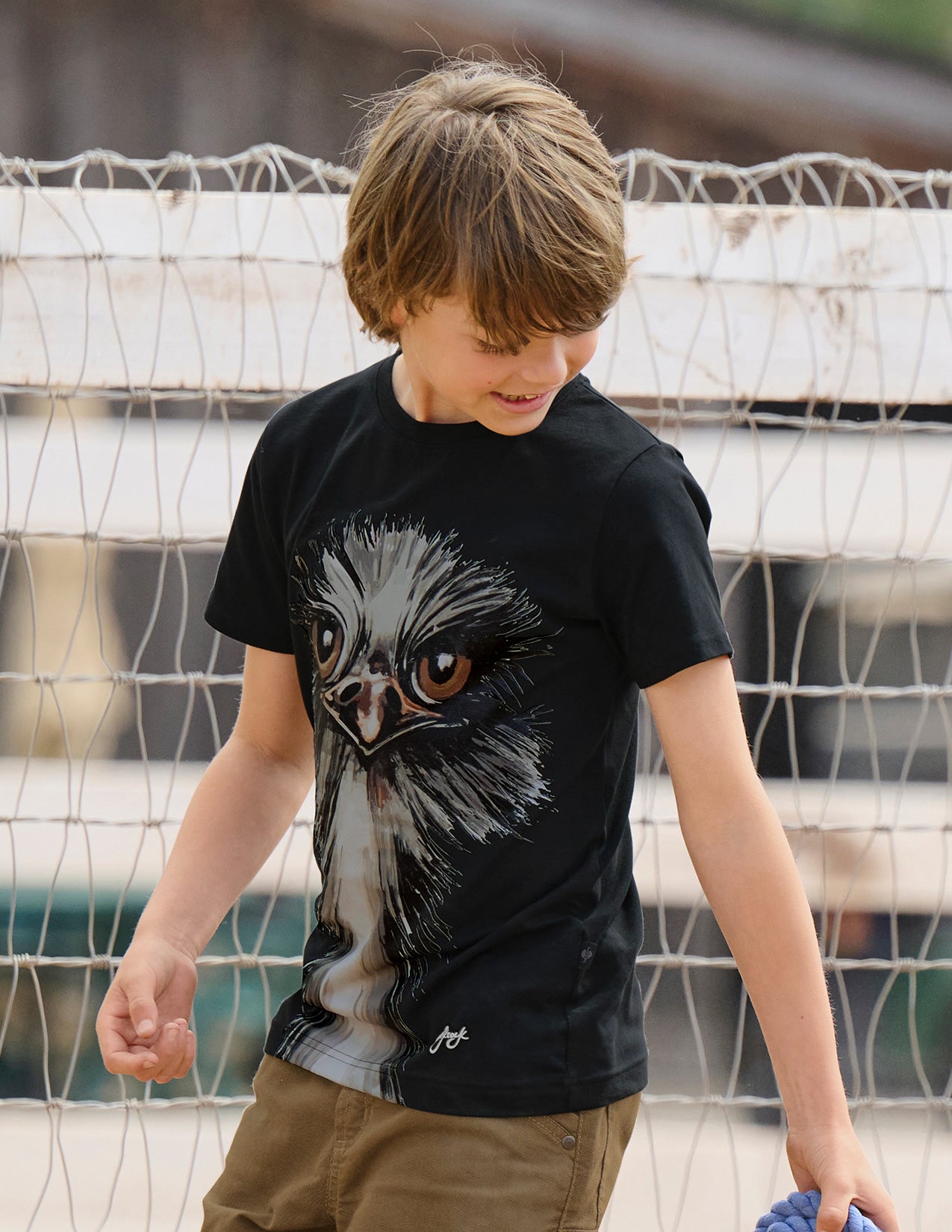 e.s. T-Shirt cotton stretch signature, kids