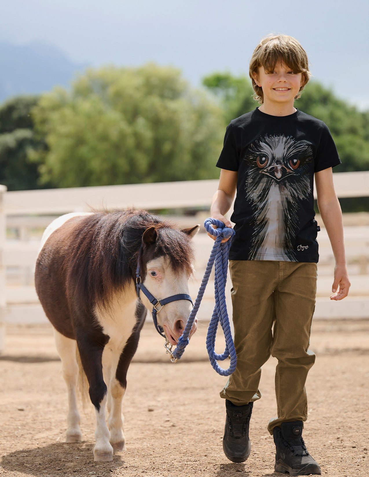 e.s. T-Shirt cotton stretch signature, kids