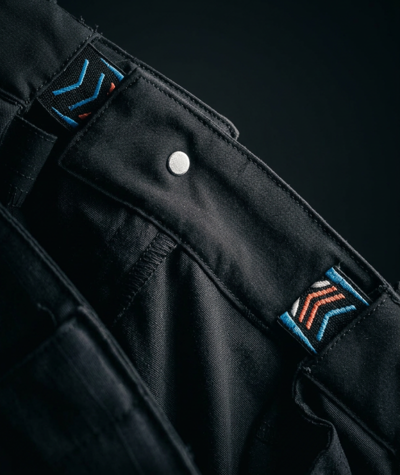STRAUSS e.s.trail pure Cargo Work Pants on a clean product feature card.